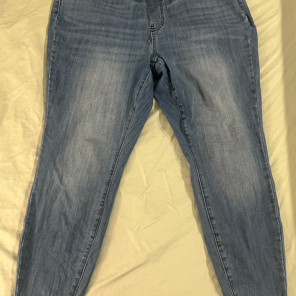 Judy Blue Skinny Jeans Blue Faded Wash